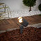 Lucande LED Gartenstrahler mit Erdspieß, schwenkbar, Erdspießstrahler strahlwassergeschützt IP65, Gartenbeleuchtung 15W LED