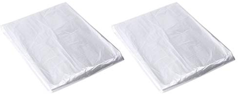 HEALLILY 2 Pack 140pcs Clear Spa Pedicure Bag Disposable Foot Bath Basin Bucket Liner Pouch Foot Spa Transparent Bag for Hotel Beauty Spa Home
