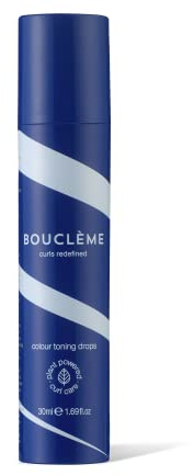 Bouclème gotas matizantes metodo curly Toning Drops 30 ml I Mezcla con su champú acondicionador o mascarilla pelo para una pátina rubia polar