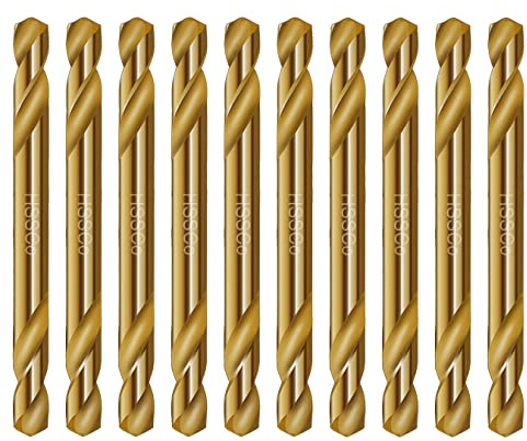 Cobalt Drill Bit Set 3.5mm Double End HSS Co M35 Stubby Body Drill Steel Metal Iron-10Pcs