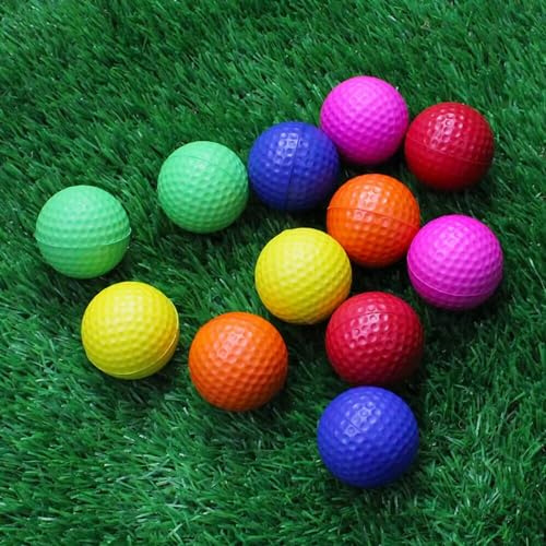 GXQZSZ 12pcs Pelotas de Práctica Espuma de Golf Balls Suaves de Colored