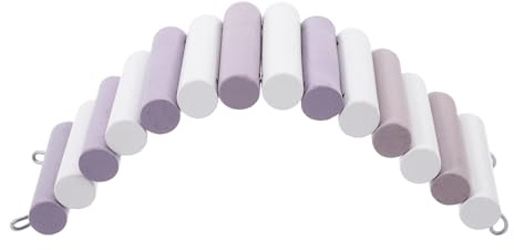 SHINEOFI Juguete para Escalar de Madera para Chinchillas y Mascotas Pequeñas, Puente Seguro y Práctico para Jaula Que Mejora la Salud y Diversión