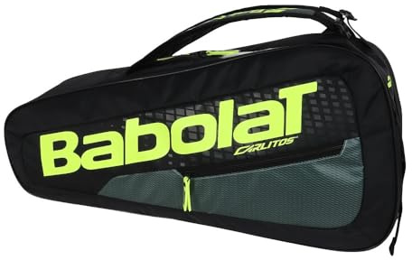 Babolat RH Carlitos Junior - Borsa da tennis, colore: Nero/Giallo