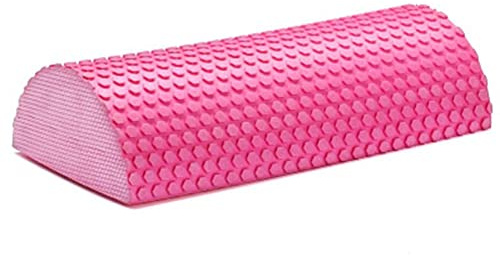 Halbrunde Schaumstoffrolle | Halbkreisformige Faszienrolle | Yoga Rolle | EVA Schaumschaft | Pilates Rolle Mit Massage Gleitpunkt, Schaumstoff-Halbrolle Massage Fitnessgerät