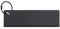 blomus Duschabzieher FLIT | Black | 23L x 7B cm | Duschwischer Schwarz | Fensterabzieher aus Silikon mit Metall-Kern für Dusche, Badezimmer, Spiegel, Glas-Reinigung, Fliesen