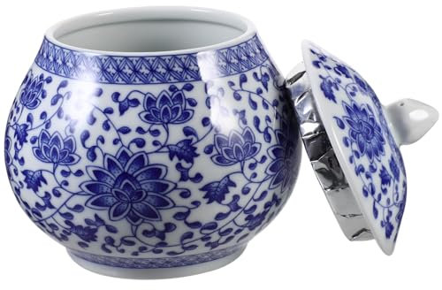 ABOOFAN Contenitore Per Il Tè Sigillato - Barattolo Per Il Tè in Porcellana Con Coperchio Decorativo Per La Decorazione Della Cucina