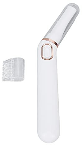 Rifinitore per Bikini Donna, Rasoio Elettrico Portatile per Bikini in ABS, Rifinitore per Pubici Donna, Luce a LED, con Pettine Limitatore per Rifinitura per Uso a Secco