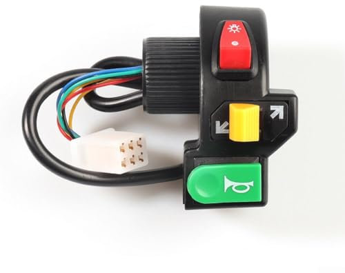 Indicatore di direzione e pulsante interruttore luce Ebike ideale per scooter e moto da strada