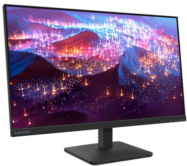 Lenovo L27-4e - Monitor FHD 27 (IPS, HDMI 1.4 - VGA, 16:9, Tasa de Refresco 100 Hz, Tiempo de Respuesta 4ms, 99% sRGB, Montaje VESA 100 mm, Soporte Inclinable) Negro