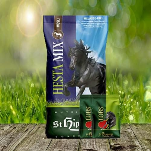 St. Hippolyt Hesta Mix Müsli 20 kg + St. Hippolyt Lobs Belohnungswürfel 2 x 1 kg geschenkt