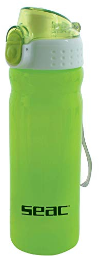 SEAC Nativa Borraccia Sportiva Snap cap, 550 ml, Unisex Adulto, Verde