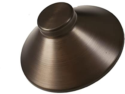 Ironsmith Lighting Products Mushroom Style Path Light, Solid Brass Construction Outdoor Lights, Interchangeable Threaded Pipe Stems, Parasol Mushroom Top Garden Lights