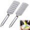 2 Pezzi di Grattugie da Cucina in Acciaio Inossidabile, Strumento Grattugia Fine, con Foro per Appenderle, Grattugia per Formaggio Parmigiano, Grattugia per Limone, per Cioccolato, Carota, Zenzero