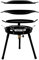 Gas Bullet ® Gasgrill mit Pfanne & Wok | für Schraubgaskartuschen | Auseinanderschraubbar | Campinggrill, Party-Grill für Camping, Festivals & Outdoor (Gaskocher + 12 Kartuschen)