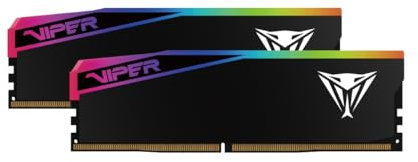 Patriot Viper Elite 5 Ultra Gaming RGB DDR5 RAM 32GB (2X16GB) 6400MT/s CL32 1.4v UDIMM Desktop-Gaming-Speicherkit kompatibel mit Intel XMP AMD EXPO - VEUR532G6432K