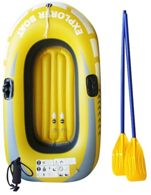 Inflatable Boat - 1/2 Inflatable Dinghy Boat | Person Inflatables Boats | Summer Double Pvc Inflatables Kayak | Thickened Folding Portable Fishing Boats For Outdoor Drifting Water Sports And Others