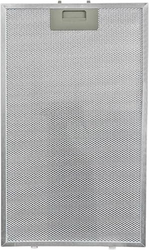 Cooker Filter, Pack Cooker Hood Filter Replacement, 5-Layer Aluminum Kitchen Cooker Hood Grease Filters Hood Vent Filter Metal Grease Filter, Silver(460x260mm)