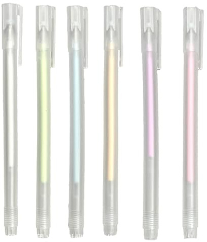 Stylos à colle à rouleau à séchage rapide, distributeur de stylos à colle - Stylos à pour travaux manuels à pointe fine,Stylo à à séchage rapide 6x, fournitures d'artisanat en papier pour