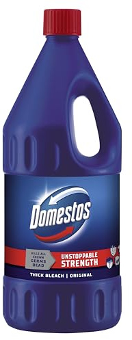 Domestos Original Thick Bleach disinfectant that eliminates 99.99% of bacteria and viruses* unstoppable strength 2 L