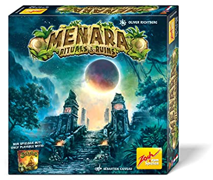Zoch 601105153 Menara, Rituals und Ruins, Menara Erweiterung zum Grundspiel, kooperatives Spiel für 1 bis 4 weitsichtige Baumeister