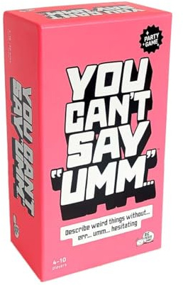 Big Potato You Can’t Say Umm: A Party Game for Family and Adults, Board Game for Teenagers, Family Word Game, Must Have for Game Night