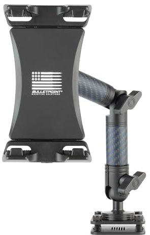 Bulletpoint Heavy Duty Vehicle Tablet Mount with Adjustable Mounting Arm Articulating Joint 20mm AMPS Ball Dash Mount
