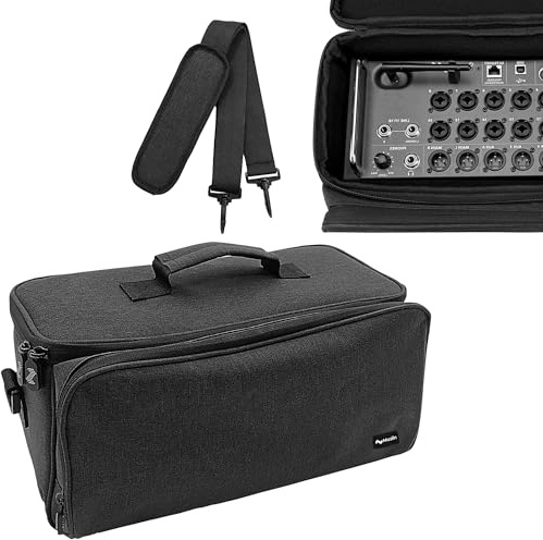 Musiin Customed Digital Mixer or Bluetooth-Lautsprechertasche, kompatibel mit Behringer XR18, XR12, XR16, Sony ULT Field 5, ULT Field 3, JBL Xtreme 4, Bose SoundLink Max, Nylon
