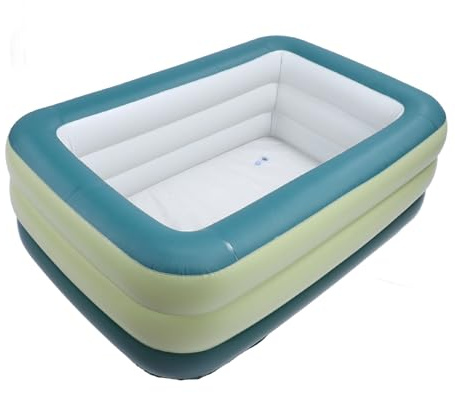 KENANLAN Above Ground Swimming Pool Inflatable Pool for Kids and Adults PVC Thickened 3 Layer Above Ground Blow Up Swimming Pool for Summer Water Party Backyard Garden Lawn (3metre)