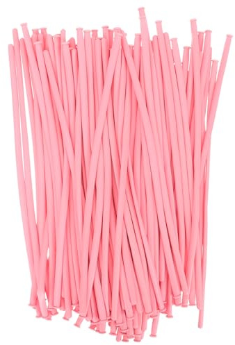 Abaodam 100 Globos Largos de Látex para Modelar Diy, Accesorios de Fiesta Diseño Giratorio, Material Seguro y Duradero, Ideales para Cumpleaños y Bodas