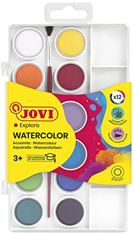 Jovi-724987 Estuche Acuarelas, Multicolor (800 12), color/modelo surtido, Única