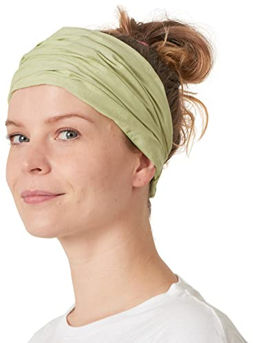 CHARM Casualbox Mujer Algodón Bandana Bufanda Cabello Banda Cabeza Tapa Elástico Lima
