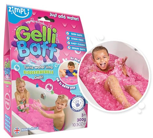 Bad-Pulver mit Lösungsmittel von Gelli Baff, Pink 300 g