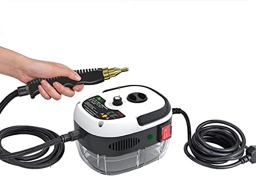 Nettoyeur Vapeur Haute Pression, Machine De Nettoyage Vapeur Portable Haute Pression Électrique 2500 W, avec Grand Réservoir d'eau, 6 Modes Réglables, pour Un Usage Domestique, Les Détails De Voiture