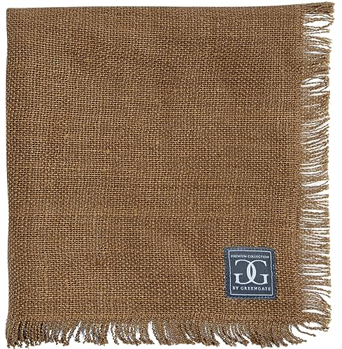GreenGate Leinen Serviette Tabak 40x40cm