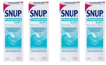 SNUP Schnupfenspray 0,05% Nasenspray (4x10 ml)