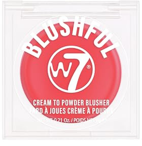 W7 Blushful Cream To Powder Blush - Fiery