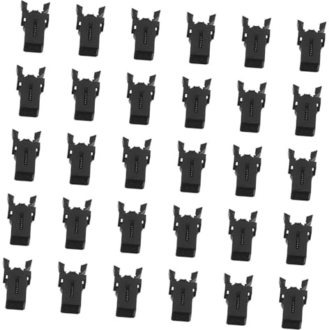 MAGICLULU 30pezzi Fibbie Pressione Per Bidoni Della Spazzatura Clip Bloccaggio Autobloccanti in Plastica Per Coperchi Bidoni Sostituzione Del Chiusura Ermetica
