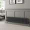 DuraTherm® 300 x 1460mm Anthracite Grey Traditional Horizontal Designer Radiator Double Column Colosseum Cast Iron Style Central Heating Panel Radiators Rad
