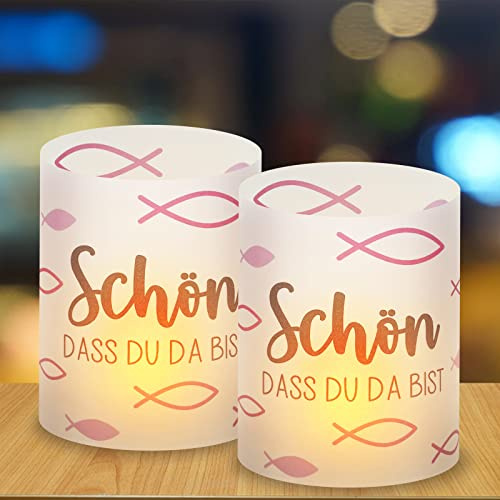 12 lykta fisk bordsdekoration, nattvardsgång dop konfirmation firmation konfirmation dekoration flicka, vacker att du da är, lämplig för värmeljus eller ljus