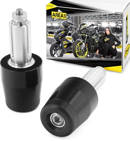 Area1 Universal Motorrad Lenkerenden/Gewichte/Vibationsdämpfer für z.B. Duke SMC/R SMT EXC-F SX-F RnineT M1000R/XR S1000R/XR F800R R1200R G310GS/R F/G650GS F700GS F750GS F800GS F 850GS F900XR/GS/R