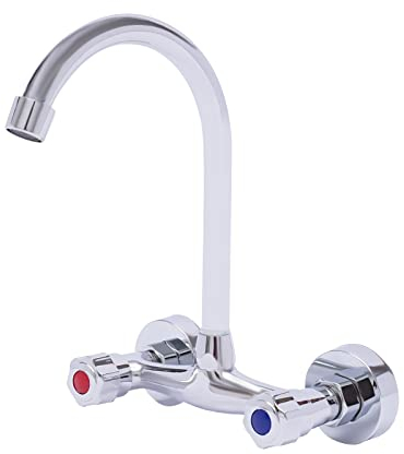 Grifo de Cocina, Grifo Lavadero de Alta Presión con Alcachofa Extraíble, Grifo Mezclador para Fregadero, Giratorio 360°, Dos Funciones de Pulverización, Caño Giratorio de Acero Inoxidable