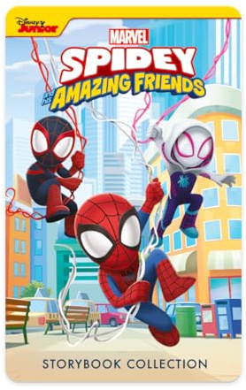Yoto Marvel: Spidey and His Amazing Friends Storybook Collection–Kids Audio Card for Use with Player & Mini All-in-1 Audio Device, Screen-Free Listening with Fun Stories for Playtime Bedtime & Travel