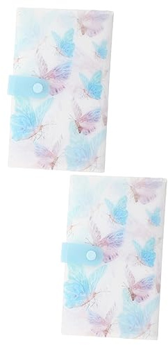 NULYLU 2pièces Album De Collecte De Stickers De Nail Art Affichage Pour Autocollants Organisateur Pratique Et Portable Pour Collectionneurs De Décalcomanies à