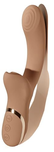 INTIMA Klitoris Stimulator & Druckwellenvibrator für Sie | Klitoris Sauger | G Punkt Vibrator mit Sauger & Vibration für Frauen | Dildo | Vibratorensets für Frauen | Sex Spielzeug für Paare | Sex Toy