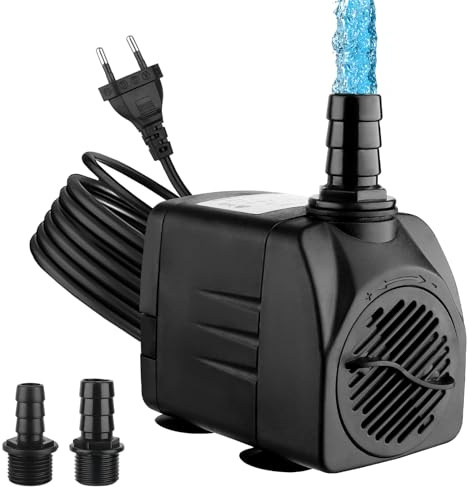 Max 25W 1500 l/h Mini bomba de agua bomba sumergible bomba de transferencia bomba de acuario para jardín, acuario, estanque, fuente bomba sumergible