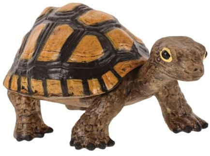 SUPVOX Giocattolo Di Realistico in Pvc Statuina Decorativa Da Acquario o Giardino Educativo Per Ragazzo Figure Da Collezione Forniture Per Tartarughe