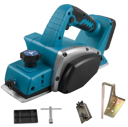 Cordless Hand Planer for Makita 18V Battery (Tool Only), 3-1/4 15,000 RPM Brushless Wood Planer,Portable Electric Power Tool for Woodworking, Carpentry & DIY Projects