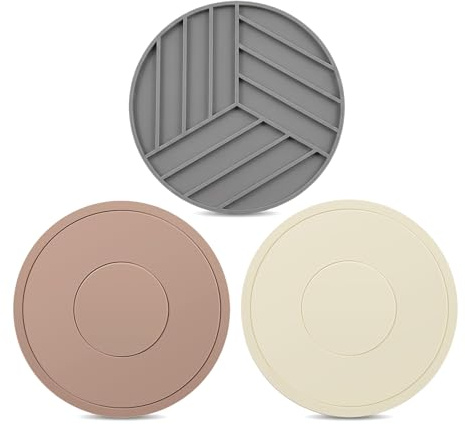 LuminaryLair 3 Stück Multifunctional Runde Pfannenuntersetzer, 15,3cm