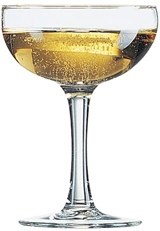 Arcoroc Elegance Champagner Tasse 160 ml, ohne Füllstrich, 12 Tassen