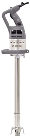 Robot Coupe MP550 Commercial Power Mixer Immersion Blender, 21-Inch Shaft, 840-Watt, Single Speed, Stainless Steel Bell & Blades, Gray, ETL/NSF Listed, 120V